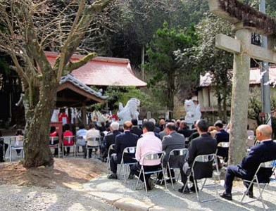 この日は大藤・神金地区から大勢の関係者が集まりました。 