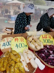 京漬物の中にダイコンの柿漬なるものがありました。枯露柿の産地である甲州市の名物にできないものでしょうか？