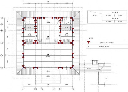 ダンパーの設置位置図。